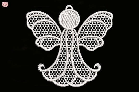 Angel Christmas Ornament Embroidery Review