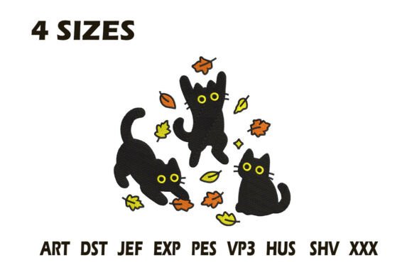 Black Cats Autumn Embroidery Review