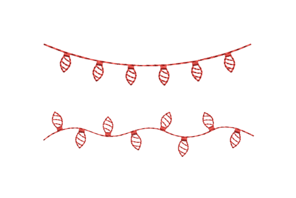 Christmas String Light Embroidery Set Review