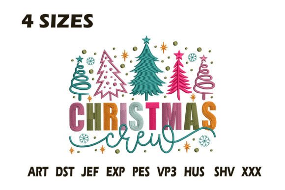 Colorful Christmas Crew Embroidery Review