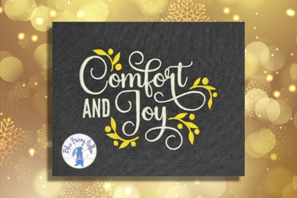 Comfort and Joy Embroidery Design Review