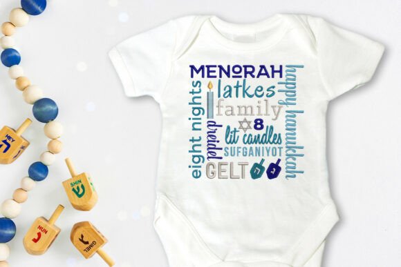 Hanukkah Subway Art Embroidery: A Designer's Review for Small Business