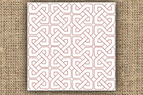 Interlocking Embroidery Design - 5 Sizes Review
