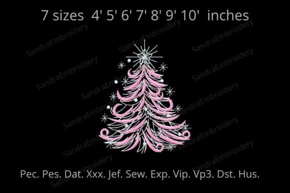 Magic Pink Christmas Tree Embroidery Review