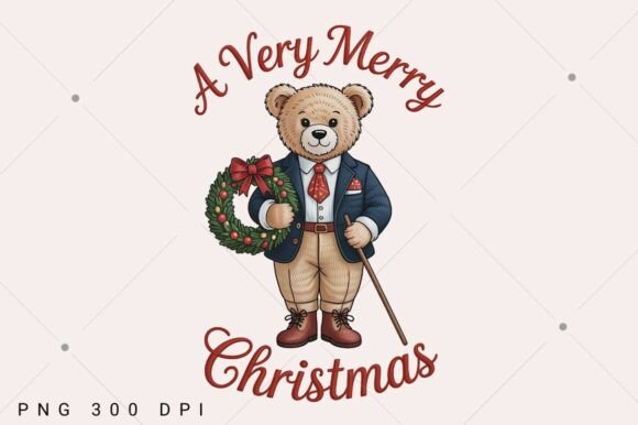 Merry Christmas Bear Embroidery Design Review