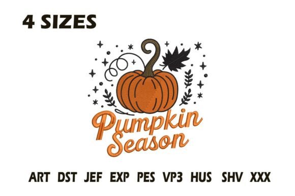 Pumpkin Season Embroidery Design Review