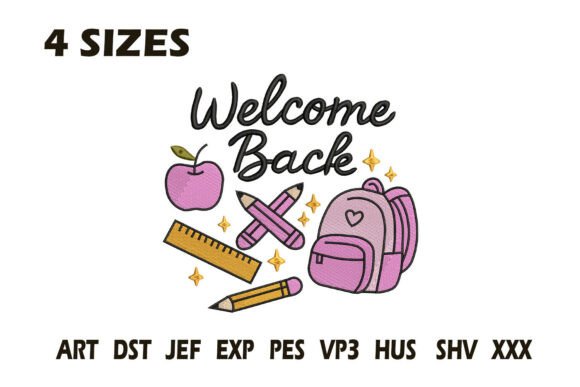 Welcome Back Embroidery Design Review