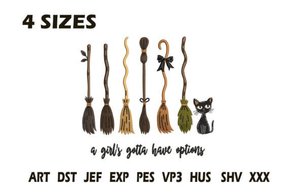 Witch Broom Options Embroidery: A Designer's Review